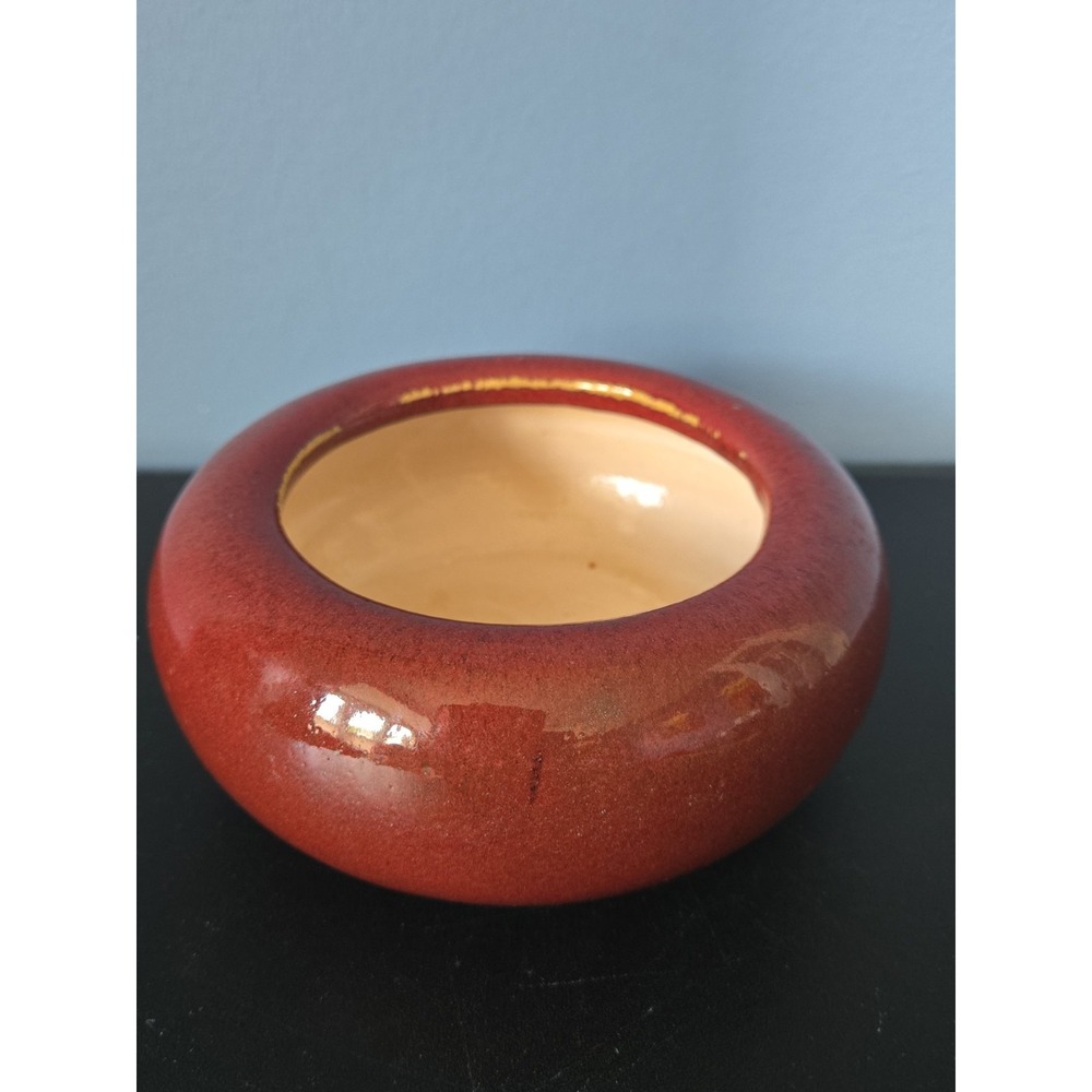Partylite "Moroccan Spice" Fire Glazed Ceramic Centerpiece Bowl CandlecHolder